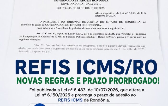 REFIS ICMS/RO